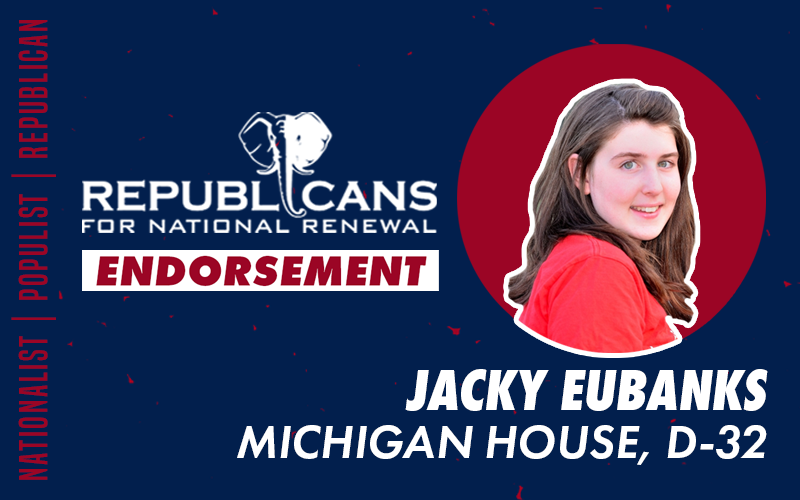 Republicans for National Renewal Endorses Jacky Eubanks for State Representative