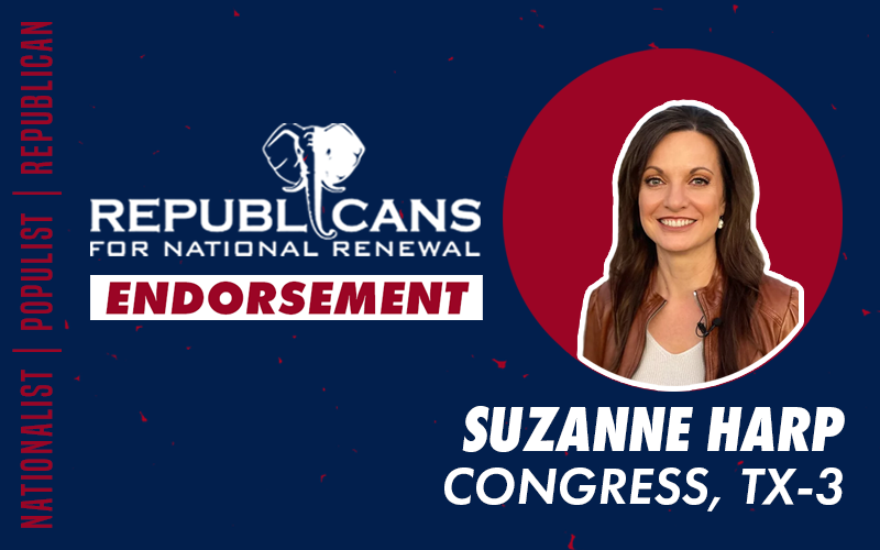 Republicans for National Renewal Endorses Suzanne Harp for Congress