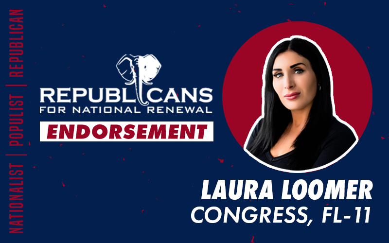 Republicans for National Renewal Endorses Laura Loomer for Congress