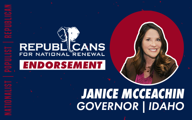 Republicans for National Renewal Endorses Janice McGeachin for Governor